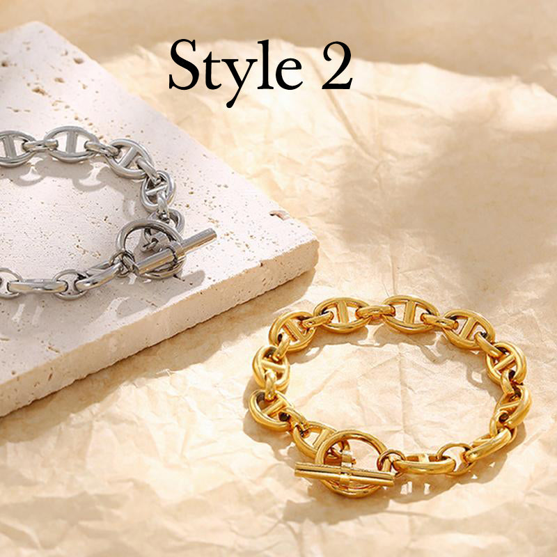 Personalized exquisite hollow out Bracelet Fashion Pig Nose Bracelet