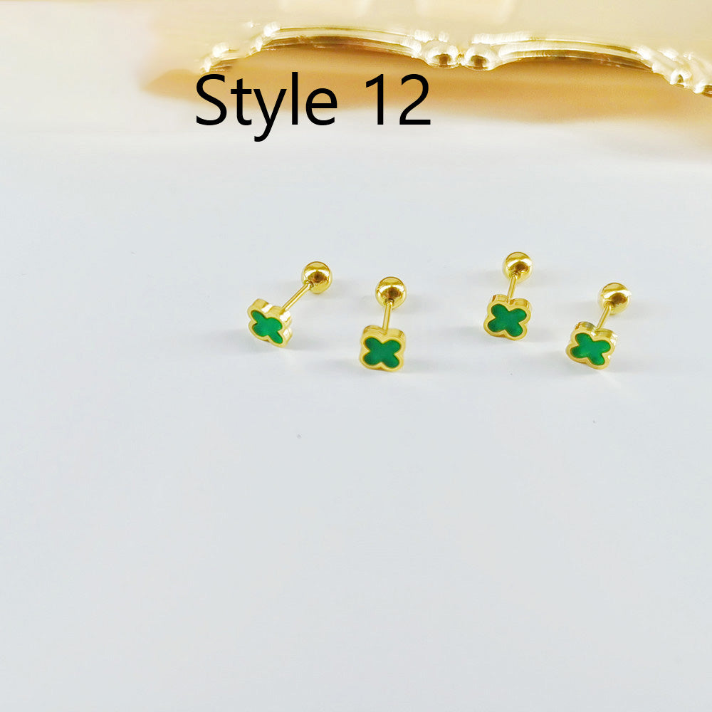 New fine needle screw with super flash small ear bone nail for female