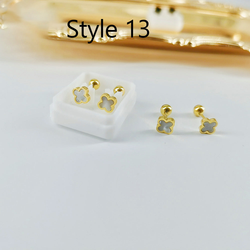 New fine needle screw with super flash small ear bone nail for female