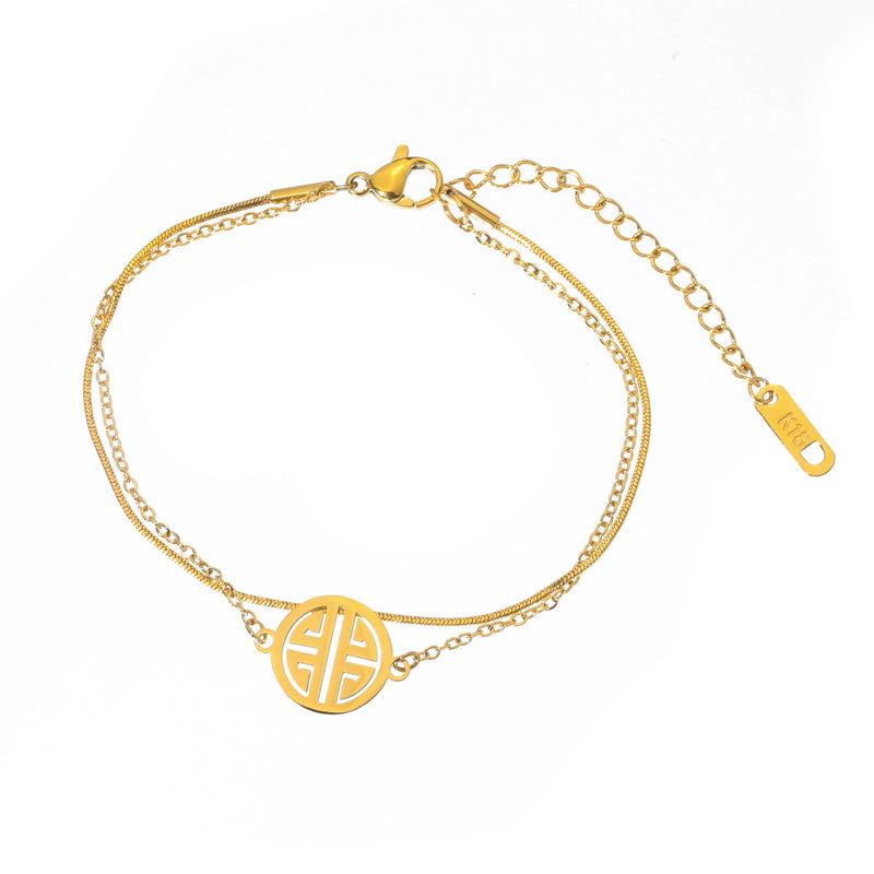 women's blessing double layer bracelet