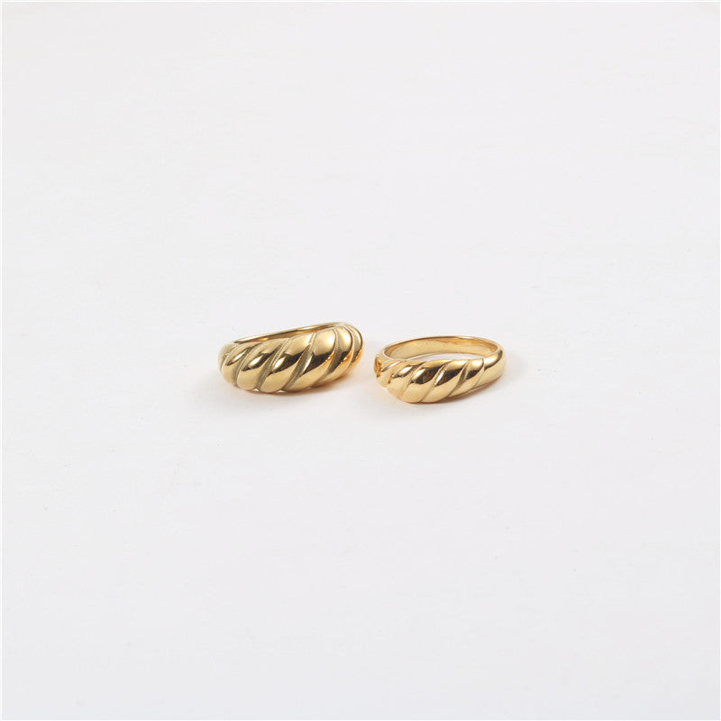 18k Gold Plated Non-fading Personality Index Finger Ring