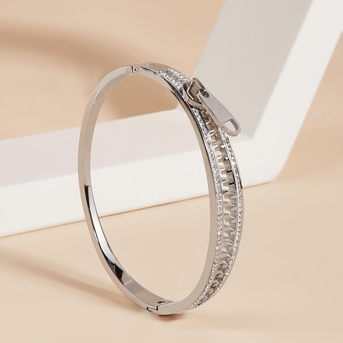 Non-fading Cross-border hot style zipper bracelet