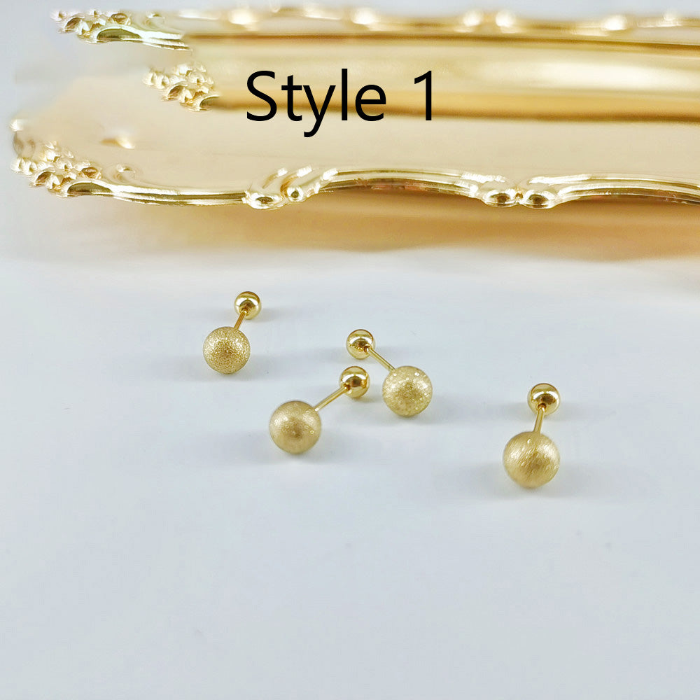 New fine needle screw with super flash small ear bone nail for female