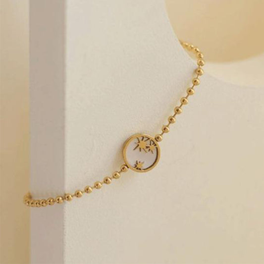 Non-fading Cute Star Shell Ball Bracelet