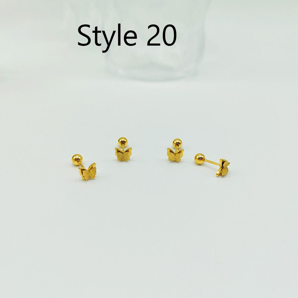 New fine needle screw with super flash small ear bone nail for female