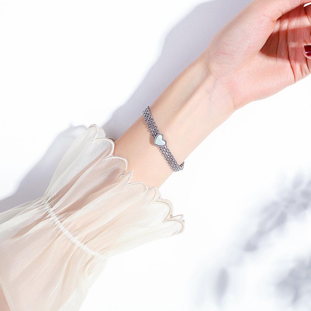 Non-fading Multilayer Ladies Heart Bracelet