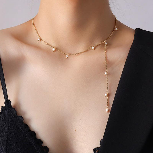 Non-fading fresh water pearl Necklace