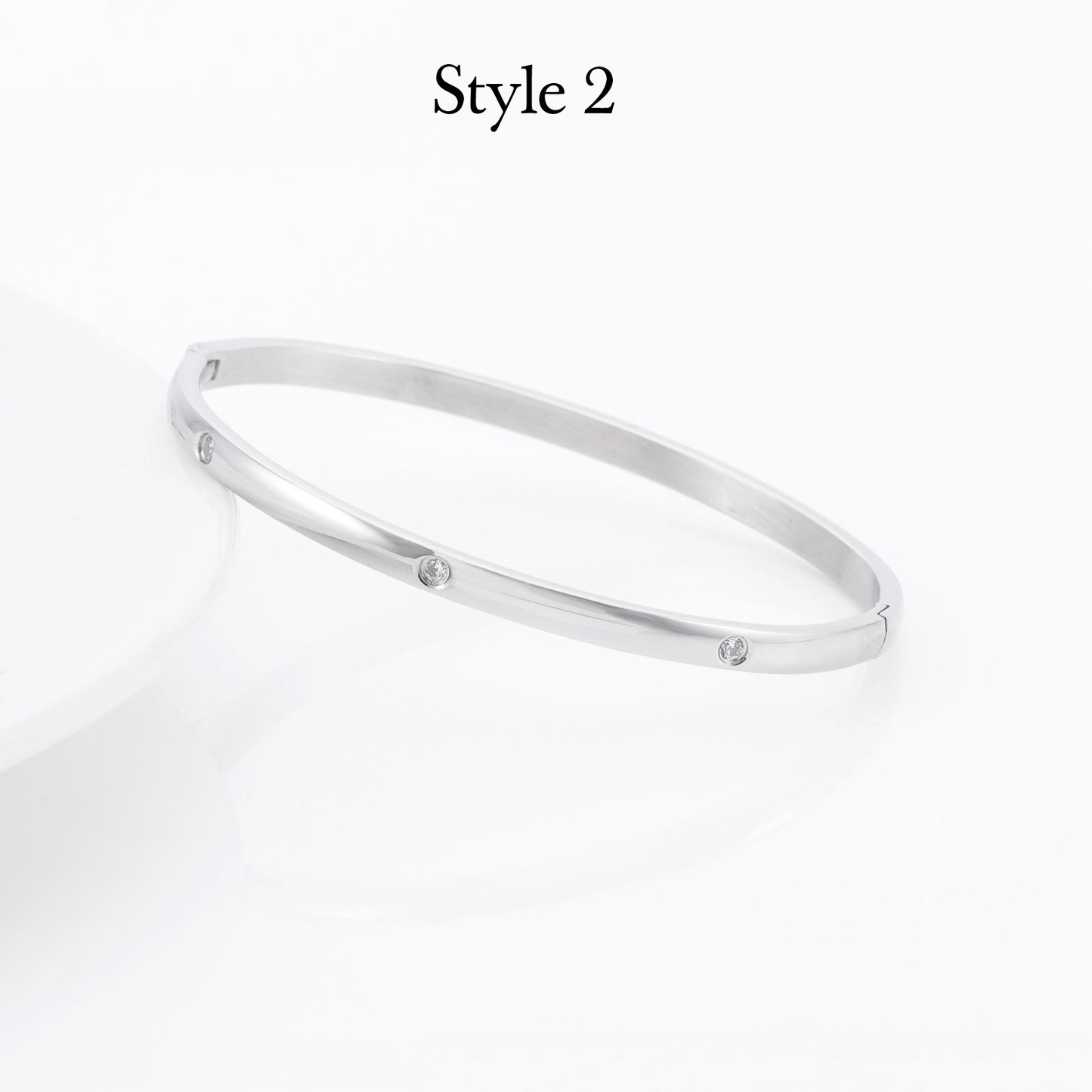 Non-fading korean style fashion torus bracelet