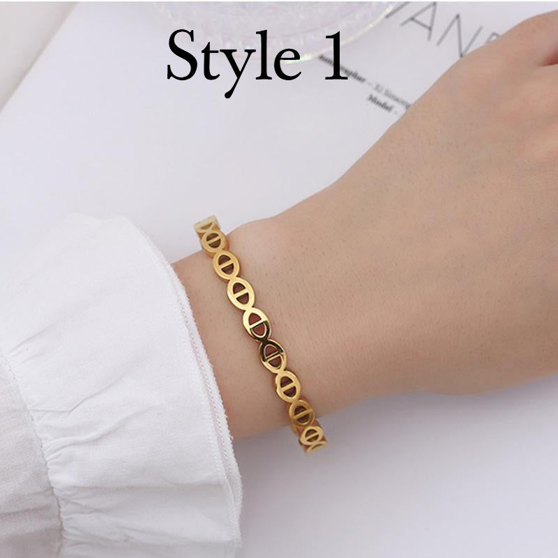 Personalized exquisite hollow out Bracelet Fashion Pig Nose Bracelet