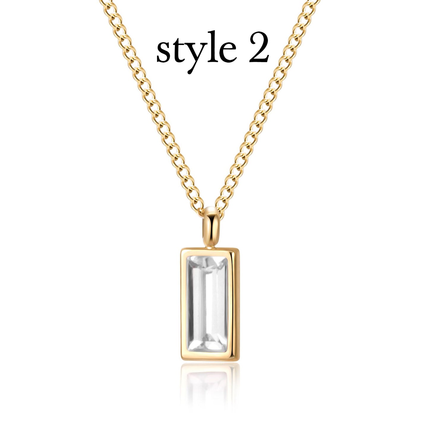 Non-fading Color Preservation Lasting Square Multi Necklace Earrings