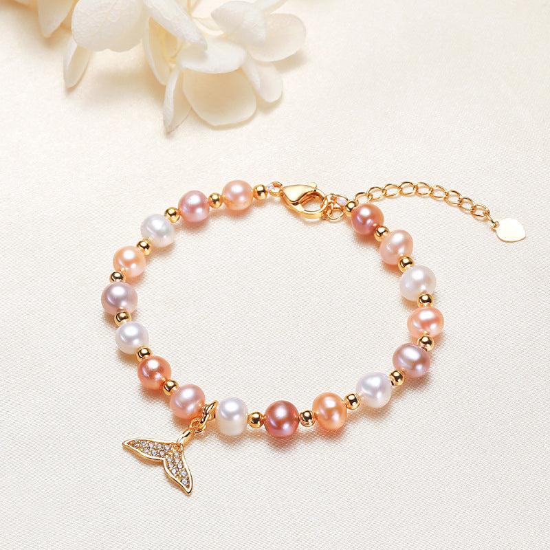 Fishtail Pearl Bracelet freshwater pearl jewelry