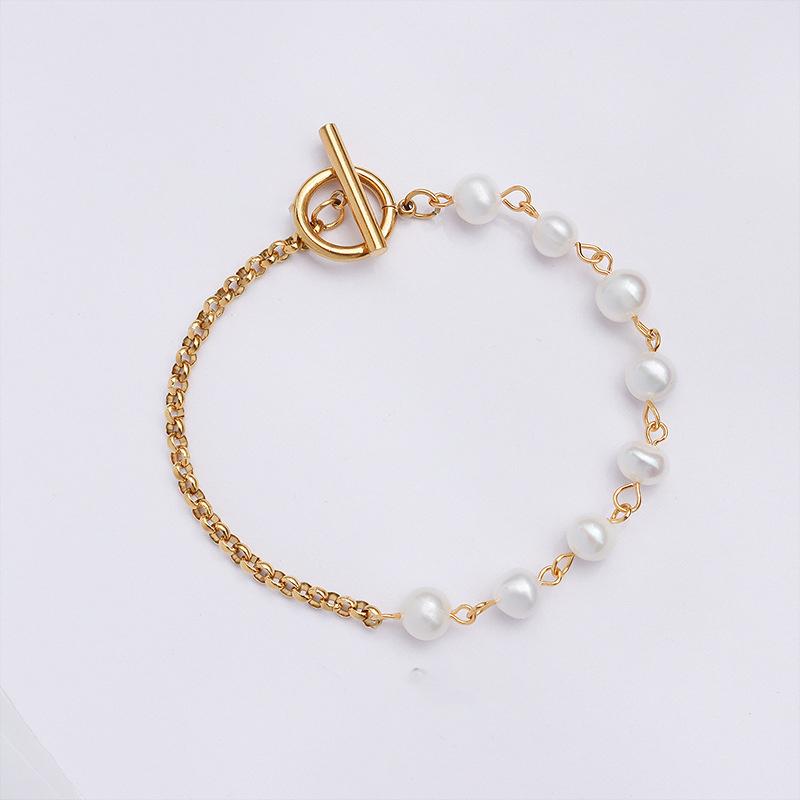 Freshwater Pearl OT Buckle Bracelet