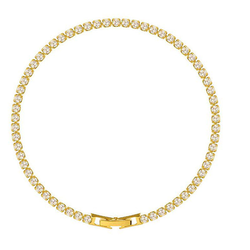 Exquizite Thin Chain Inclaid Zircon bracelet