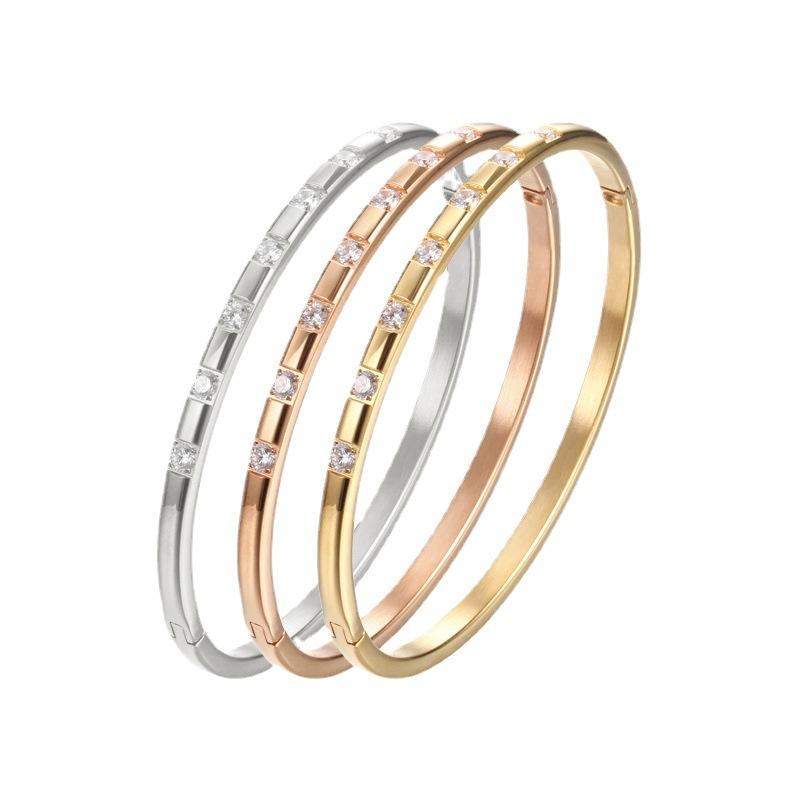 Non-fading korean style fashion torus bracelet