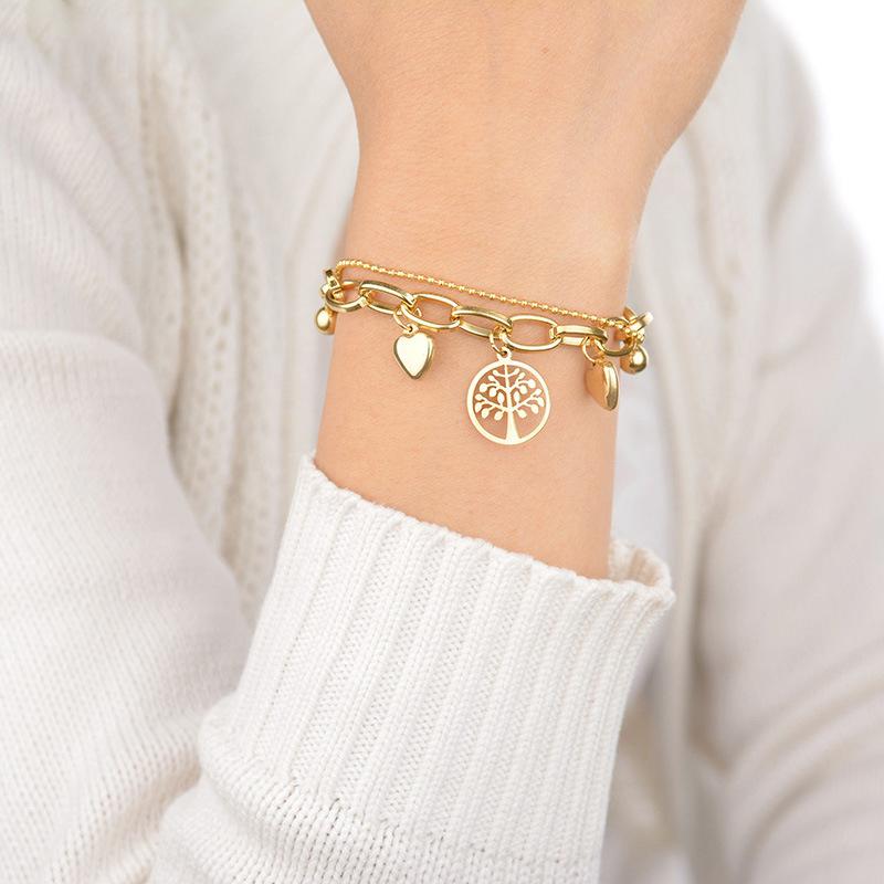 Non-fading Tree of Life Multilayer Ladies Bracelet