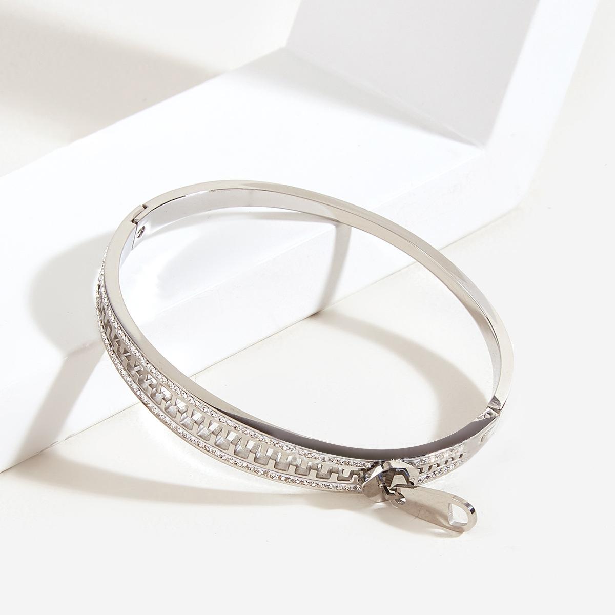 Non-fading Cross-border hot style zipper bracelet