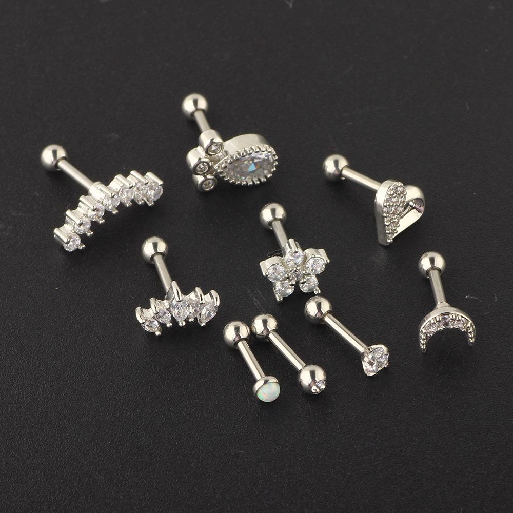 Women's ear nail set Cartilage Earrings